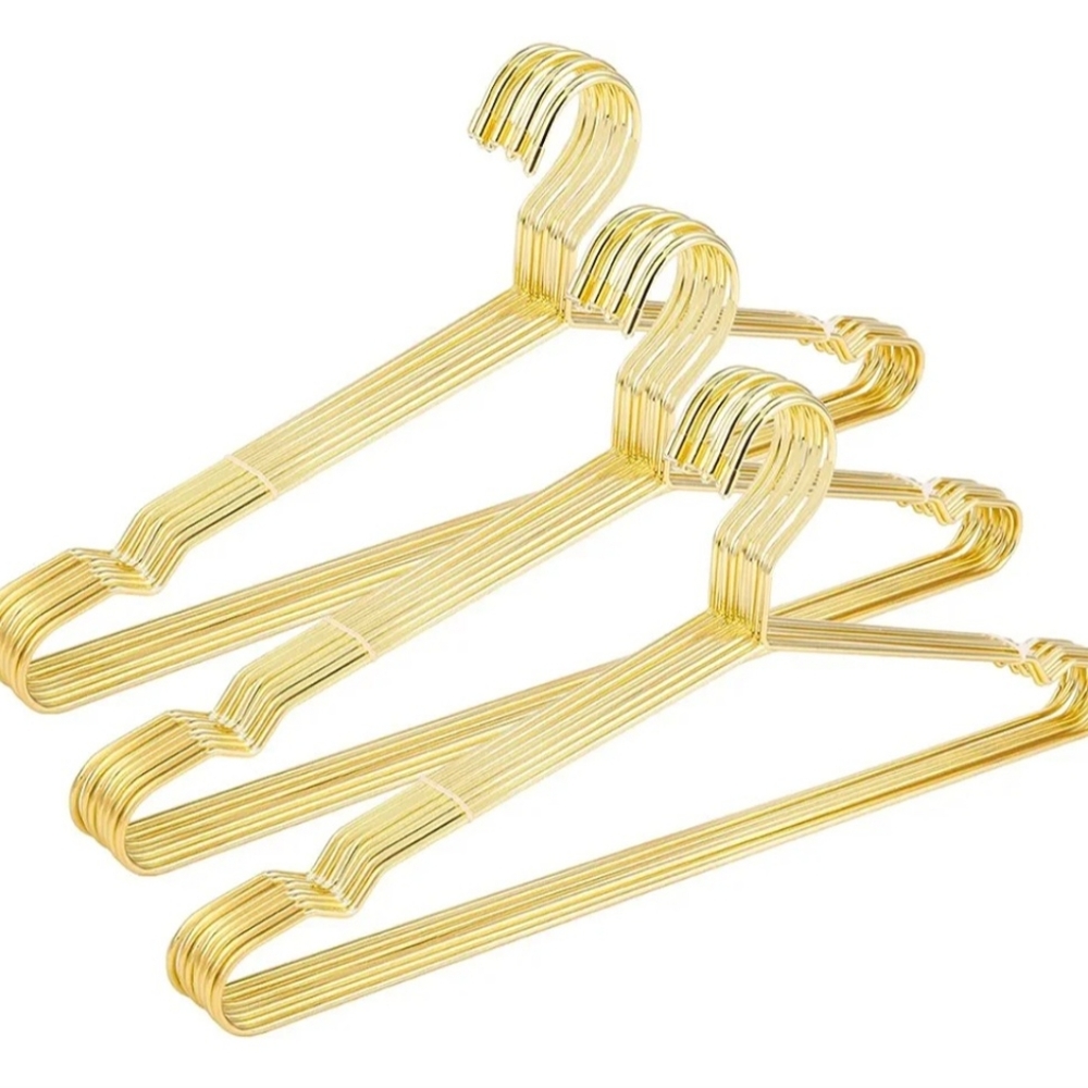 Gold boutique hangers
